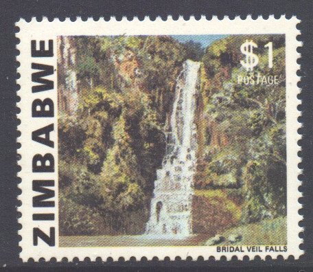 Zimb*bwe Scott 427 - SG589, 1980 Waterfalls $1 MNH**