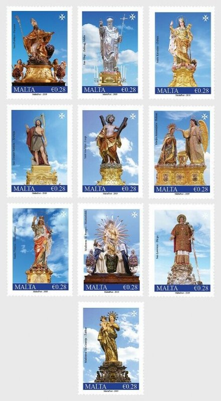 H01 Malta  2019 Maltese Festa Series III 2019  MNH Postfrisch