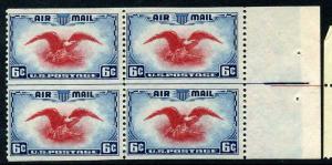 Scott #C23a Eagle Airmail Imperf Between Error Block NH (Stock #C23-2)