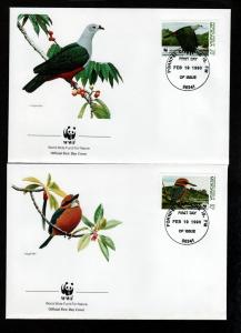 Micronesia # 106-109 WWF FDC Set!