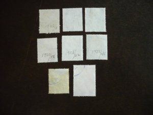Stamps - Turkey - Scott#1923,1924,1928,1930,1931a-1934 Used Part Set of 8 Stamps
