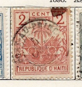 Haiti 1898 Early Issue Fine Used 2c. 100935 