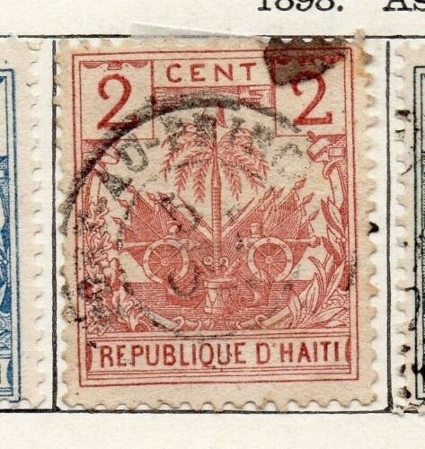 Haiti 1898 Early Issue Fine Used 2c. 100935 