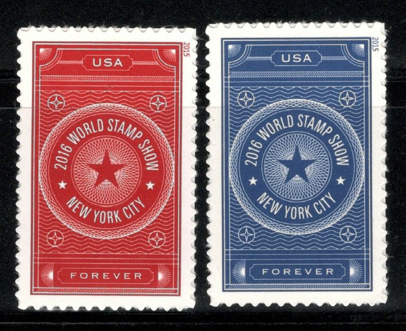 5010-11 World Stamp Show-NY Set Of 2 Mint/nh FREE SHIPPING