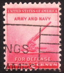 1940, US 2c, Anti-aircraft Gun, Used, Sc 900