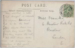 58146 GREAT BRITAIN - POSTAL HISTORY: POSTCARD from Isle of Wight  Shanklin 1909 