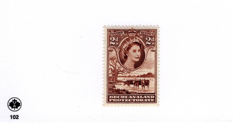 Bechuanaland #156 MH - Stamp - CAT VALUE $1.50