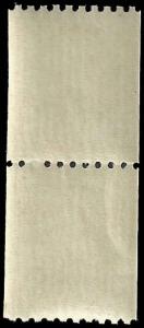 # 722 Mint Never Hinged Line Pair Deep Violet George Washington