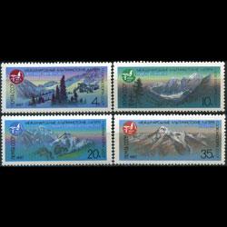 RUSSIA 1987 - Scott# 5532-5 Alpinist Camps Set of 4 NH