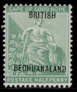 BECHUANALAND PROTECTORATE QV SG57, ½d yellow-green, M MINT. Cat £45.