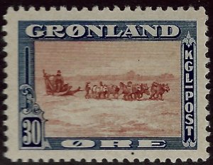 Greenland #15 Mint VF... SCV$21.00..High Value!