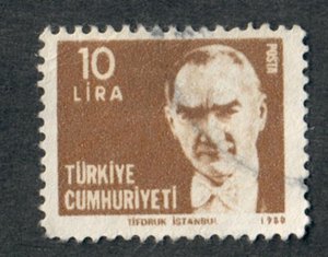 Turkey #2137A used single