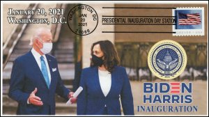 21-017, 2021, Presidential Inauguration, Event Cover, Pictorial Postmark,