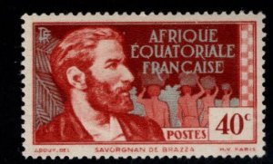 French Equatorial Africa Scott 45 MH* expect similar centering