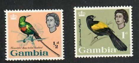 Gambia; Scott 175-176; 1963;  Unused; NH