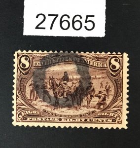 MOMEN: US STAMPS # 289 USED LOT #27665