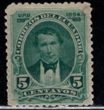 Ecuador - #41 President Vicente Rocafuerte (1894)  - Unused NG