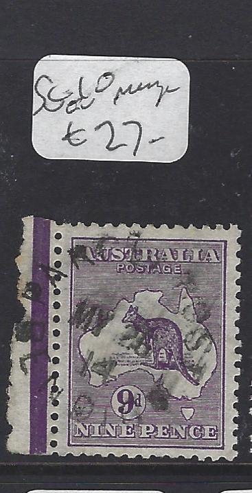 AUSTRALIA  (PP2607B)   KANGAROO 9D    SG 10  WITH JUBILEE LINE   VFU