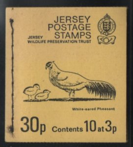 Jersey 1974 Booklet Sc 39b 3p La Hougue Bie (prehistoric tomb)