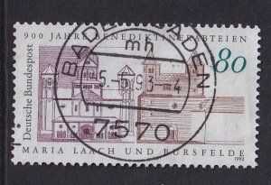 Germany  #1781  used  1993  Abbeys