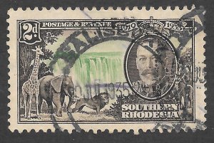 Southern Rhodesia (1933) - Scott # 34,   Used