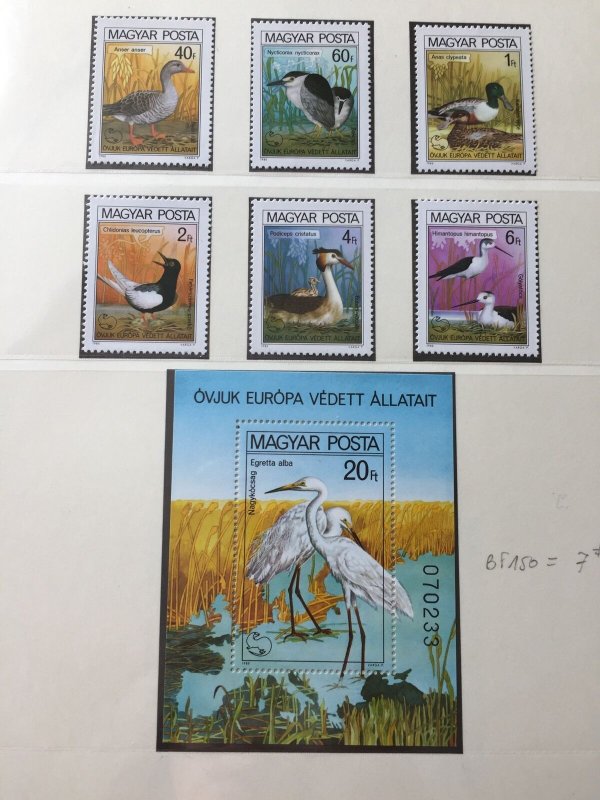 HUNGARY 1980 Sport Birds Bees Sheets MNH on 8 Pages(60+Items)Apr663 