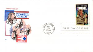 #2102 McGruff the Crime Dog Farnam FDC