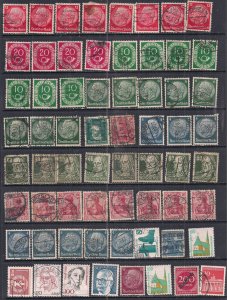 Germany Selection of 64 used stamps ( 554 )