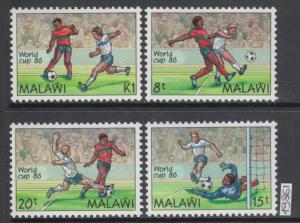 XG-AK585 MALAWI - Football, 1986 Mexico World Cup MNH Set