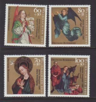 Germany Christmas B720-723 MNH VF  