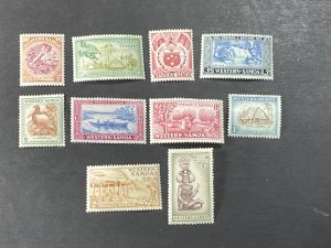 SAMOA # 203-212--MINT NEVER/HINGED----COMPLETE SET---1952