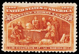 U.S. COLUMBIAN ISSUE 239  Mint (ID # 112210)