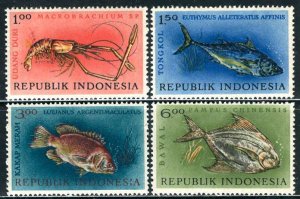 Indonesia: 1963; Sc. # 589-592,  MNH Cpl. Set