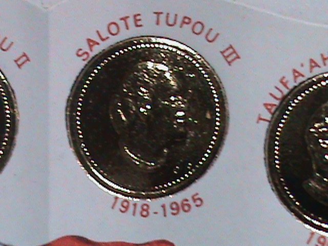 ​TONGA 1970-SC#243  GEORGE TUPOU I &II,SALOTE TUPOUII,TAUFA'AHAU TUPOU IV-