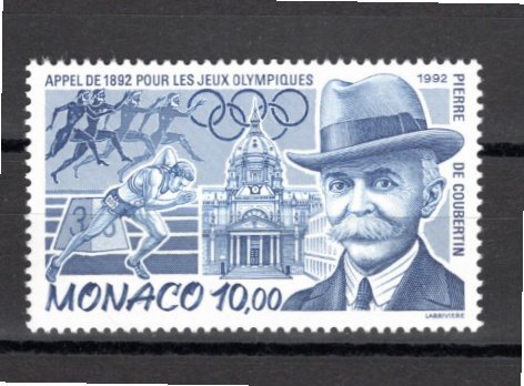 Monaco 1992 MNH Sc 1834