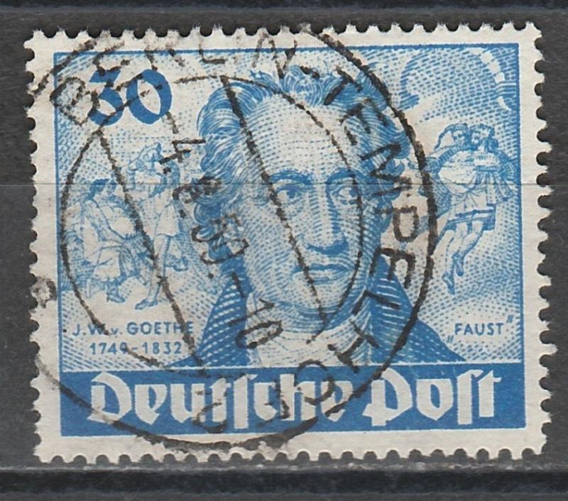 WEST BERLIN 1949 GOETHE 30PF USED