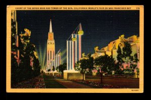 1940 California Worlds Fair Post Card / San Fran Cancel - L12328