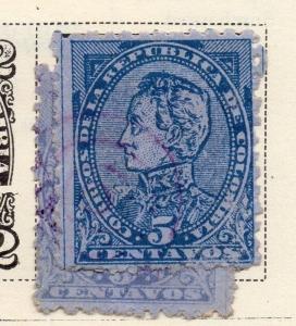 Colombia 1886-89 Early Issue Fine Used 5c. 172704