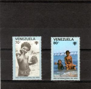 Venezuela 1979 Int.Year of the Child set Perforated mnh.vf