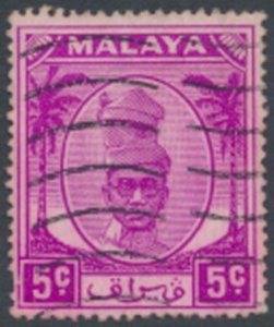 Perak  Malaya  SC#  120 Used  see details & scans