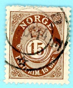 Norway, Scott #83, Used