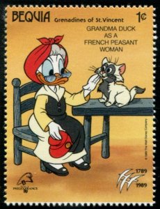 268-273 St Vincent Grenadines Bequia - Disney, MNH set of 6