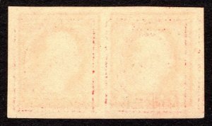 1916, US 2c, Washington, MNH pair, Superb, Sc 482