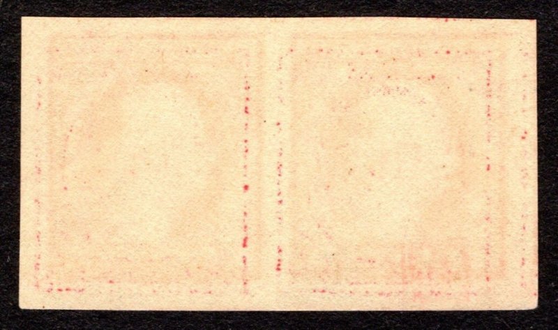 1916, US 2c, Washington, MNH pair, Superb, Sc 482