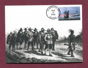 Sc. 5524 Mayflower FDC - Maxi Card 9 