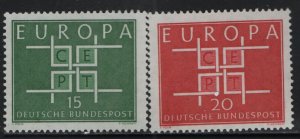 GERMANY, 867-868, MNH, 1963, EUROPA