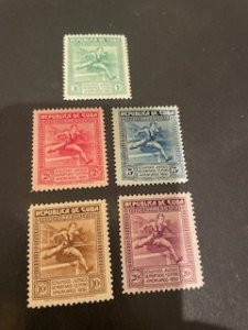 Cuba sc 299-303 MNH comp set