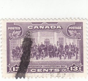 Canada - Scott #224 - 13 cent Violet - Used