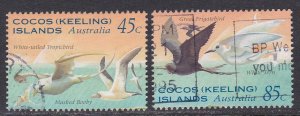 Cocos Islands Sc #300-301 Used