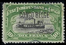 BELGIAN CONGO   #40 USED (1)